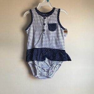 NWT Carter’s Baby Girl Tank Romper Spring Summer